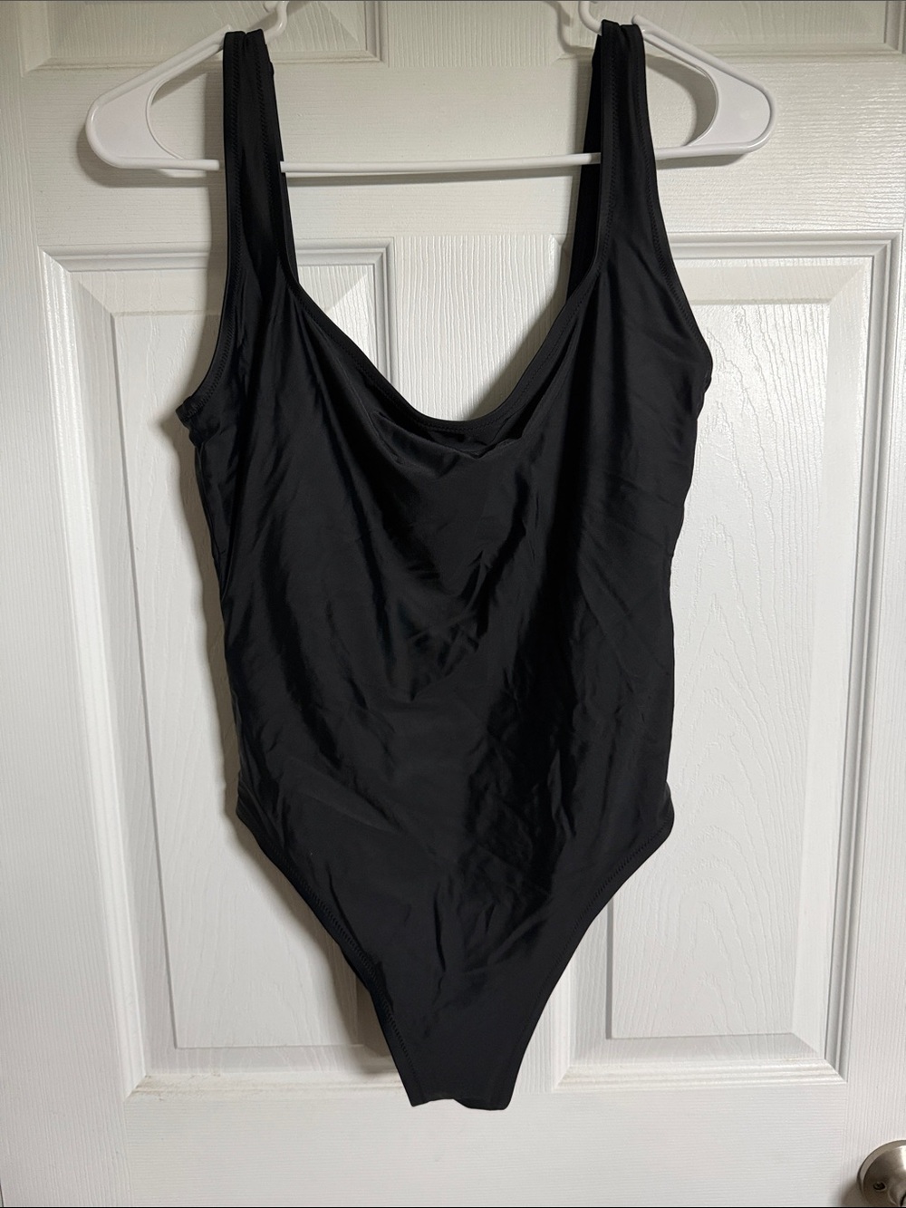Madewell open back Classic Black One-Piece Swimsuit - Women's Swim